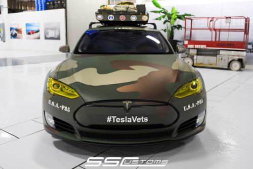 SS Customs Tesla Model S TeslaVets Project (2014) - picture 1 of 11