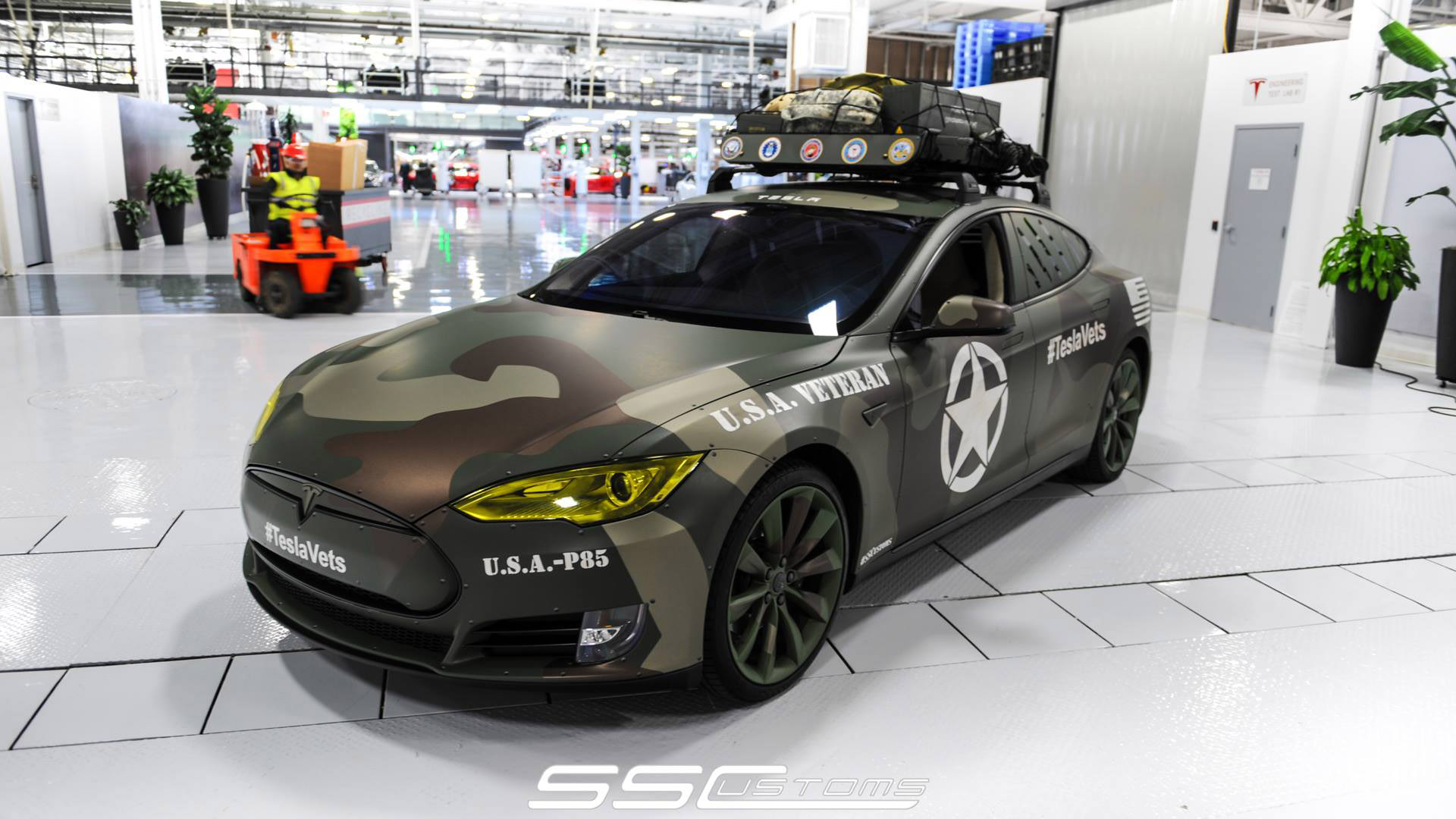 SS Customs Tesla Model S TeslaVets Project