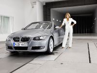 Sylvie van der Vaart in BMW wind tunel (2009)
