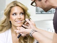 Sylvie van der Vaart in BMW wind tunel (2009)