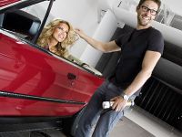 Sylvie van der Vaart in BMW wind tunel (2009) - picture 6 of 14