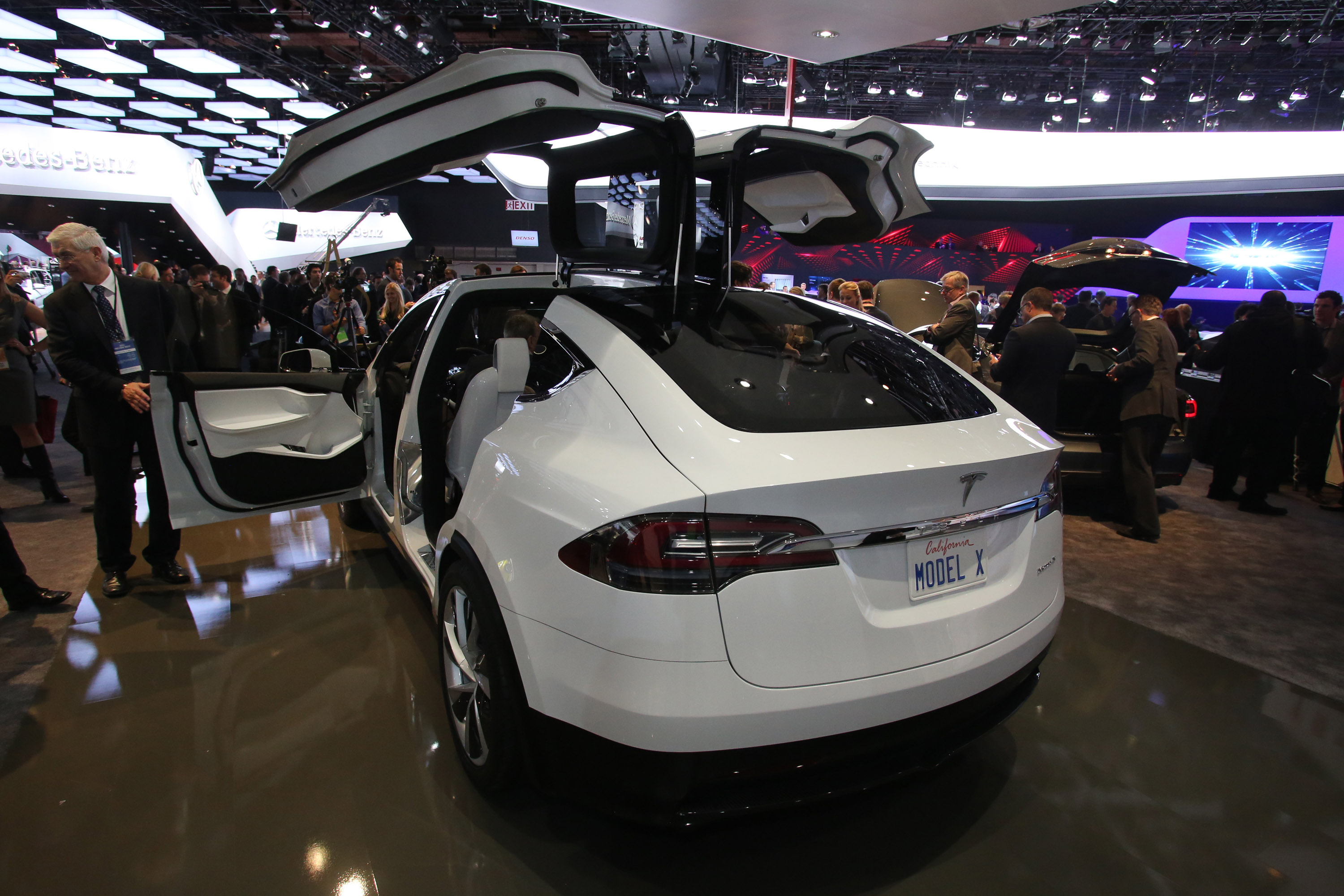 Tesla Model X Detroit