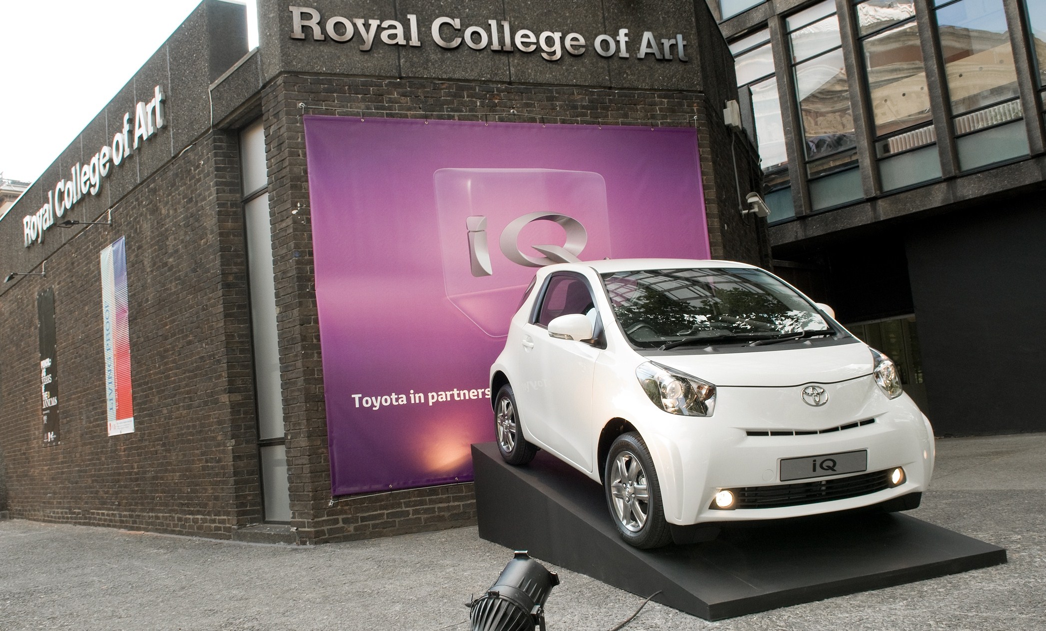 Toyota iQ exhibition at the Royal College of Art