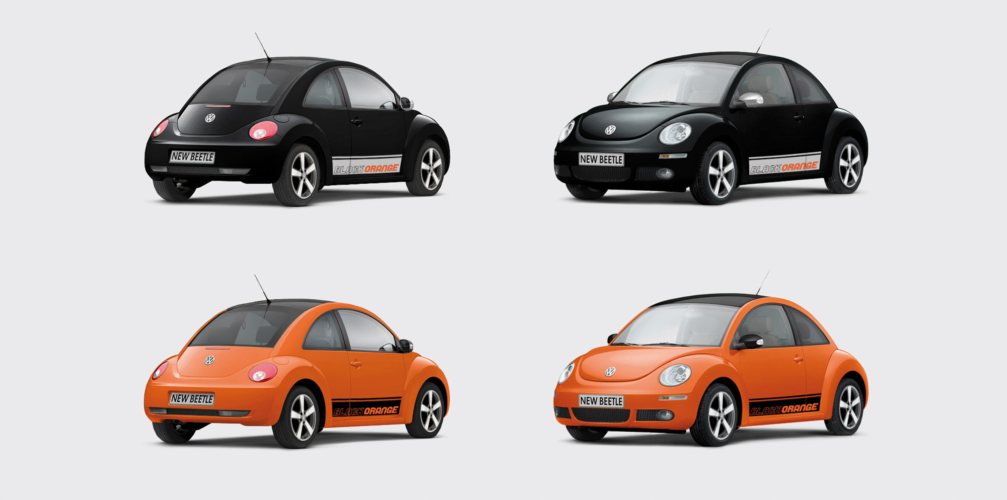 Volkswagen Beetle BlackOrange