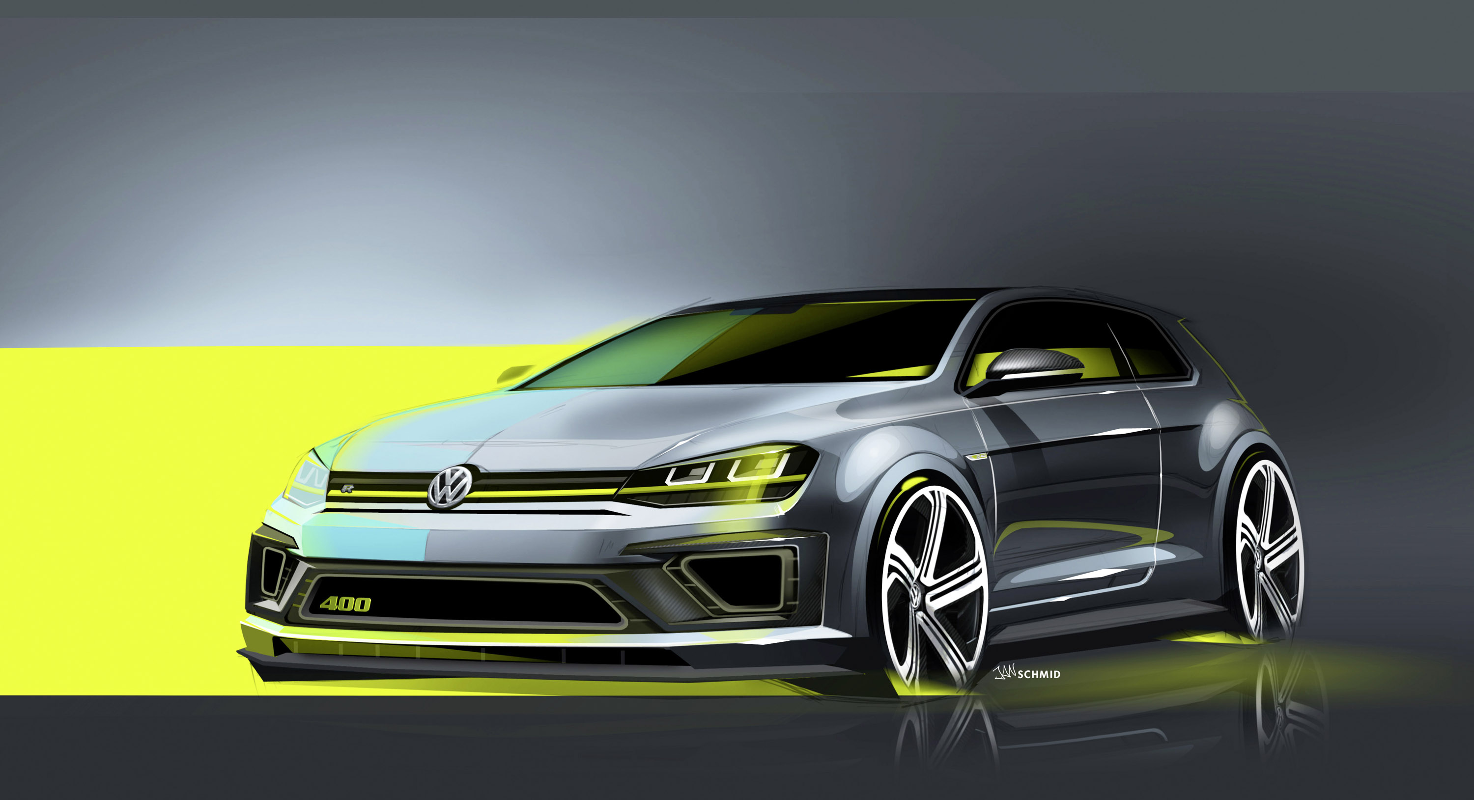 Volkswagen Golf R 400 Concept Car