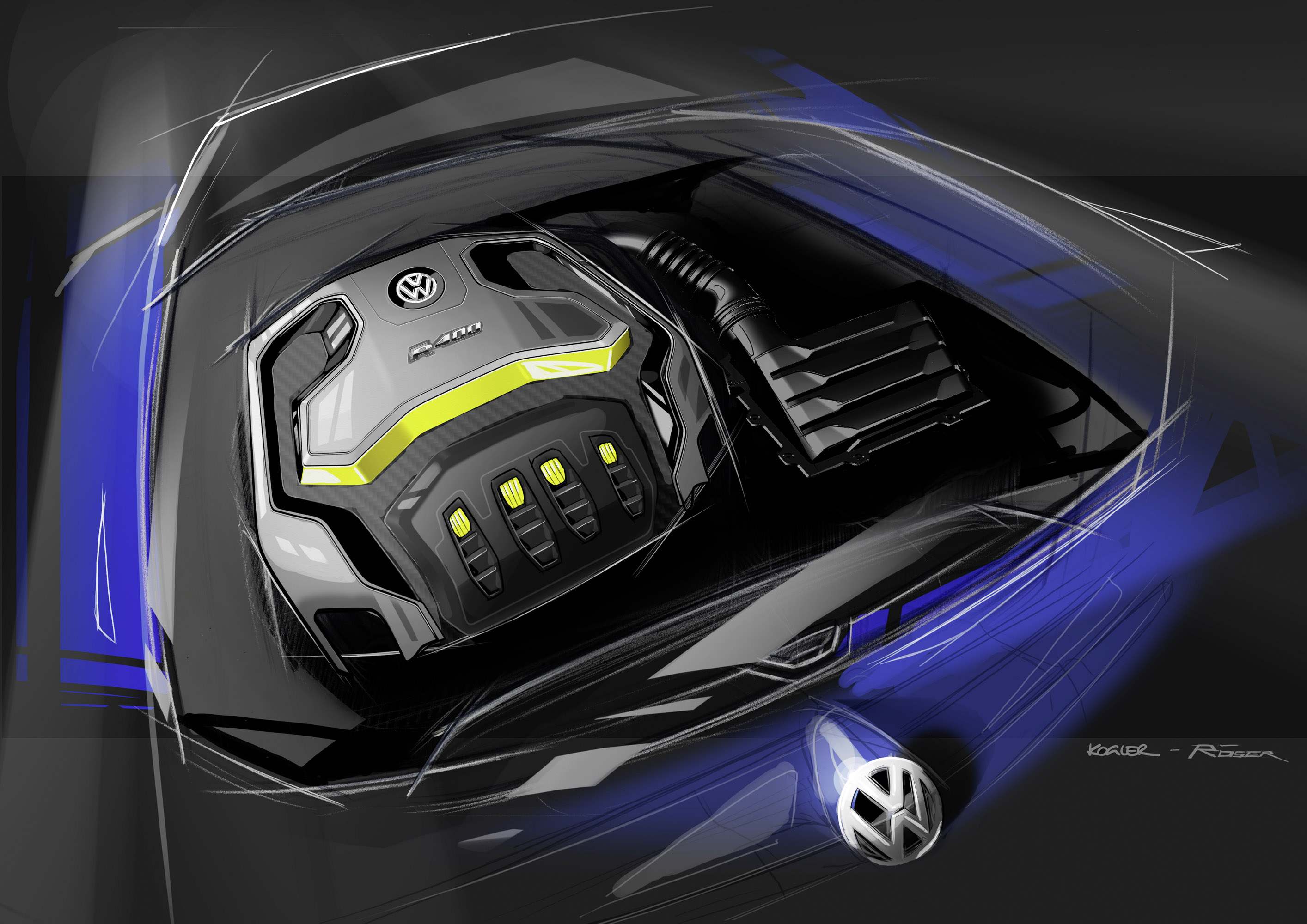 Volkswagen Golf R 400 Concept Car