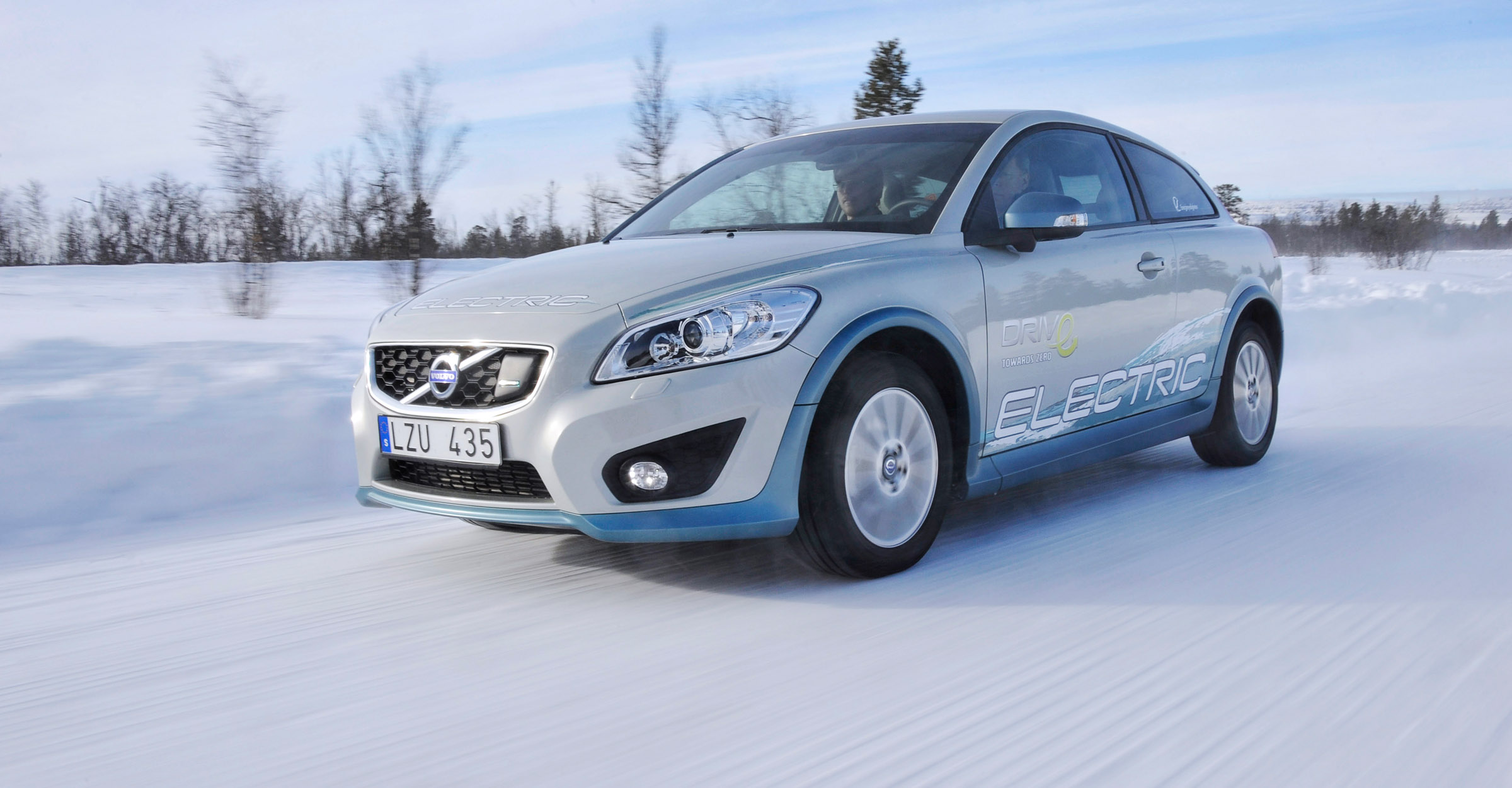 Volvo C30 Electric Winter Tests