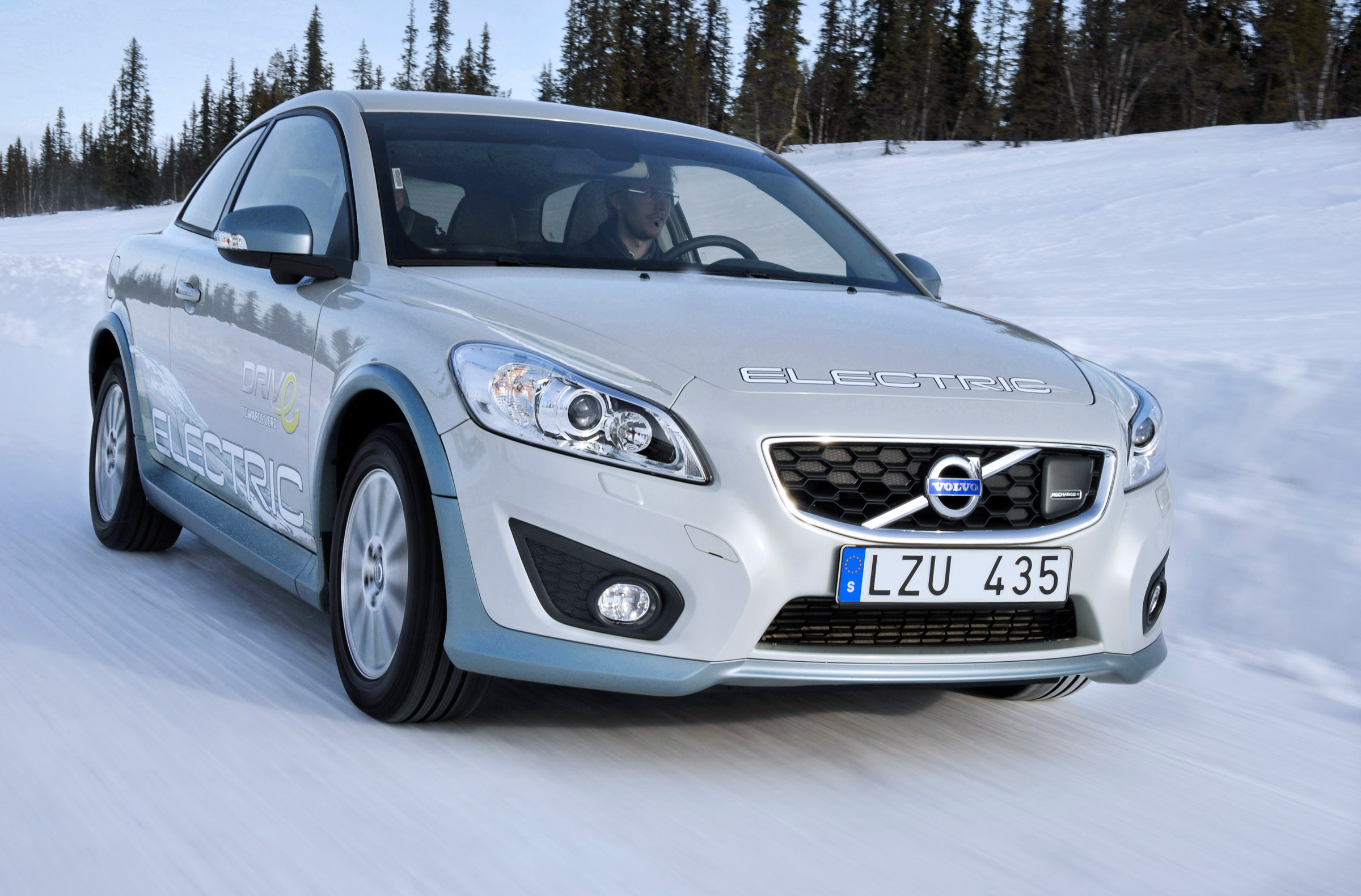 Volvo C30 Electric Winter Tests