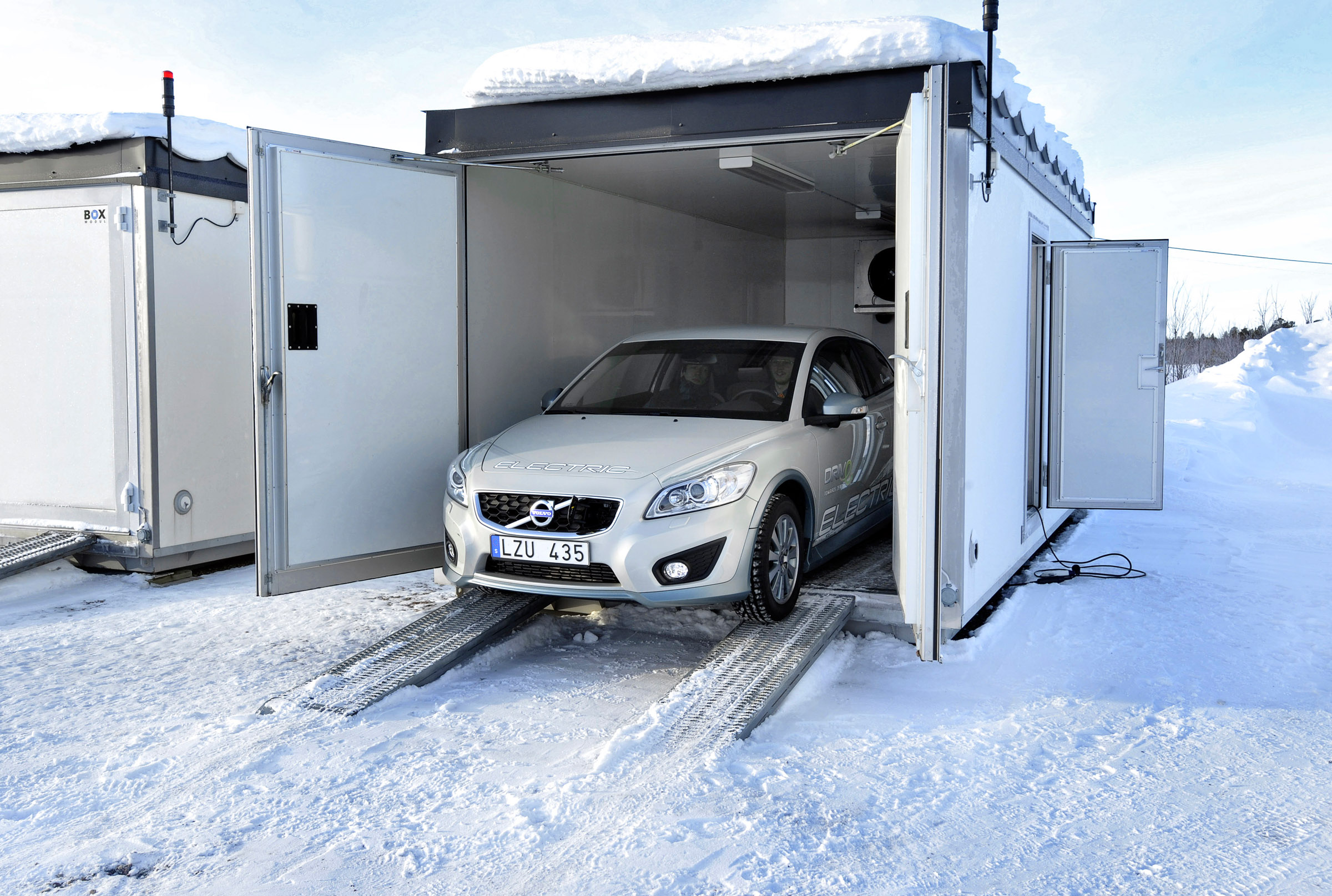 Volvo C30 Electric Winter Tests