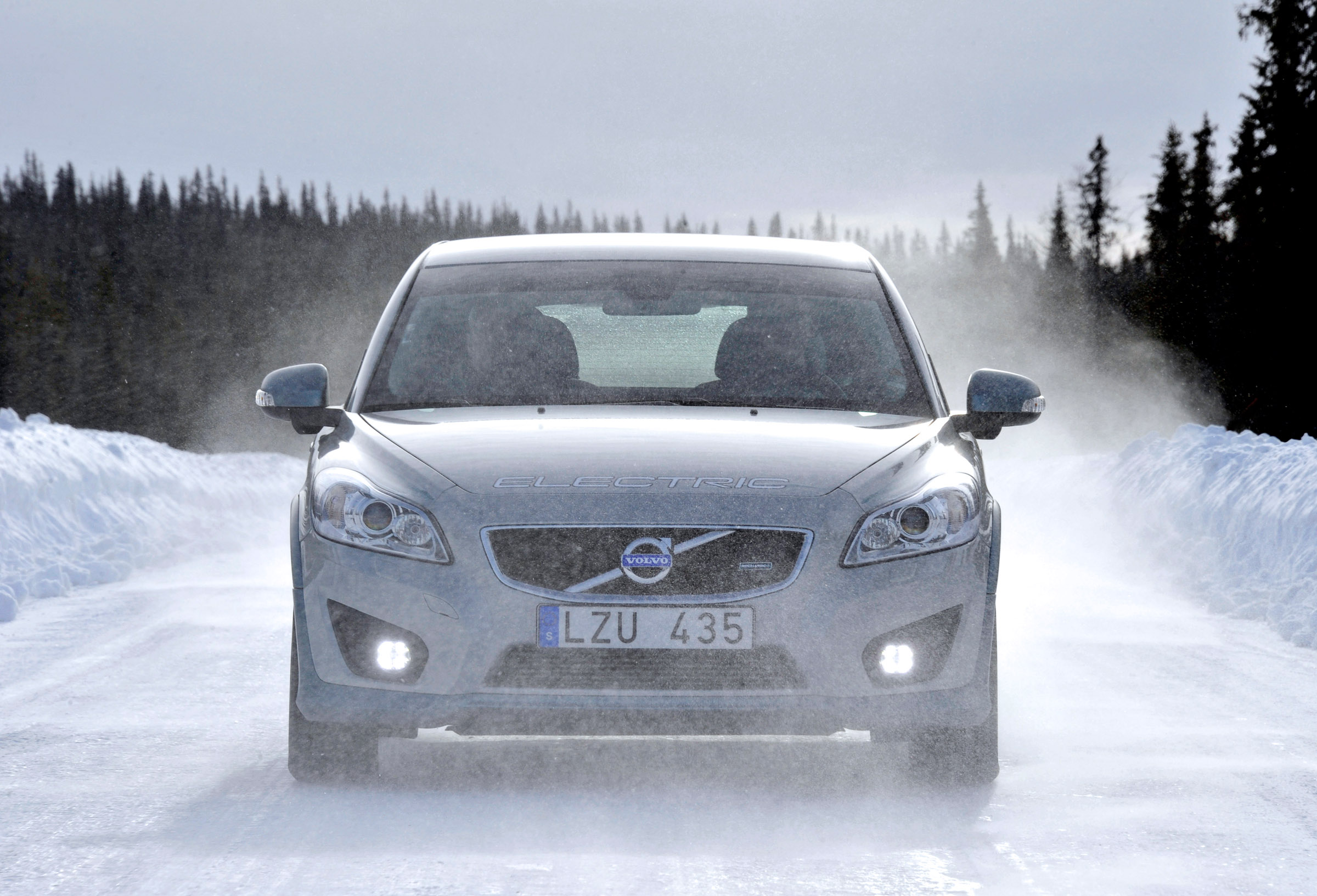 Volvo C30 Electric Winter Tests