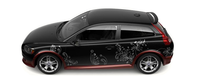 Volvo C30 Flowery Design