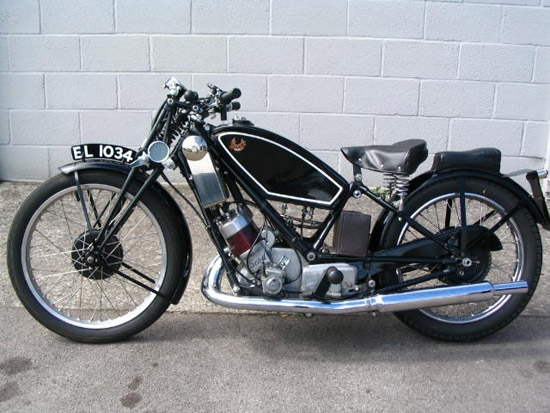 1929 Scott Flying Squirrel 59cc Motorcycle