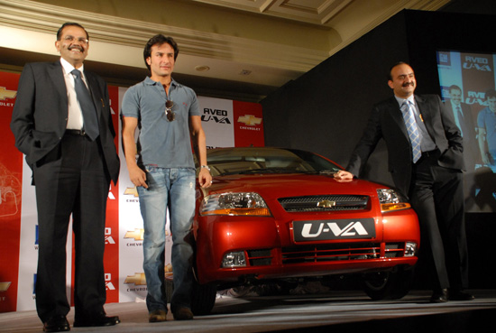 Launch Of The New Chevrolet Aveo U-VA in New Delhi