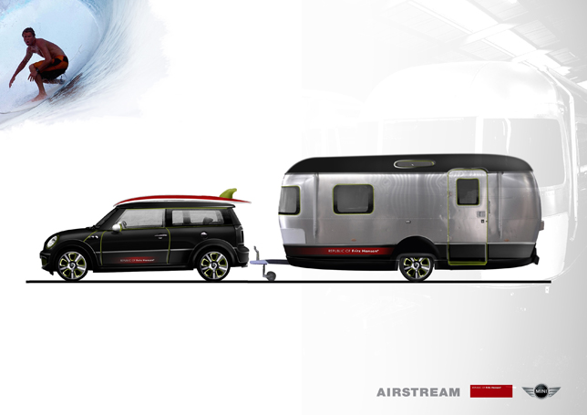 MINI Cooper S Clubman and Airstream creation designed by Republi