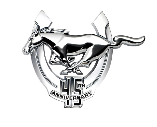 Mustang 45th Anniversary Badge