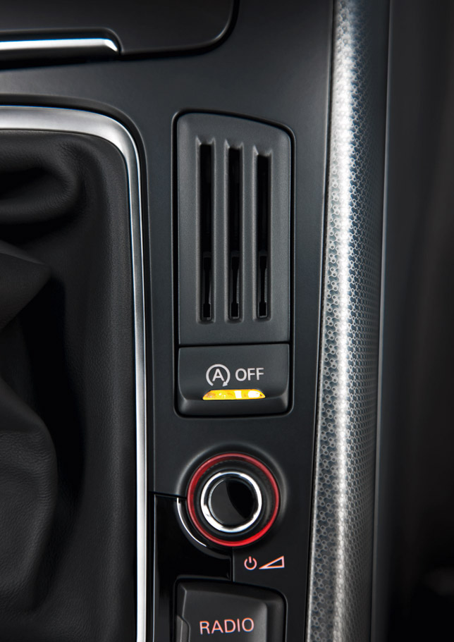 Audi A5 Start-stop system - button