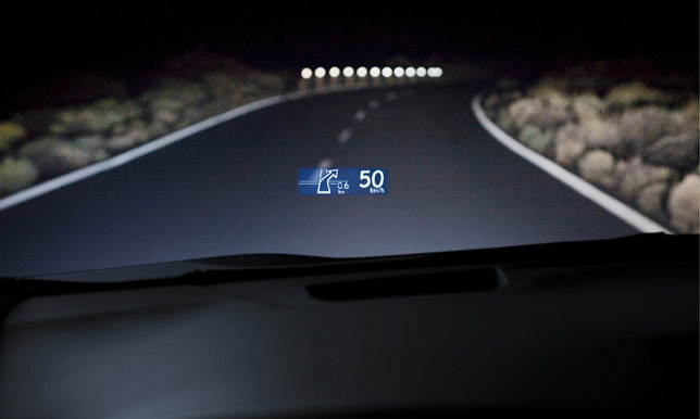 Lexus RX 450h Head-Up Display