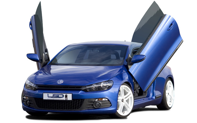 LSD gull-wing door plates for VW Scirocco