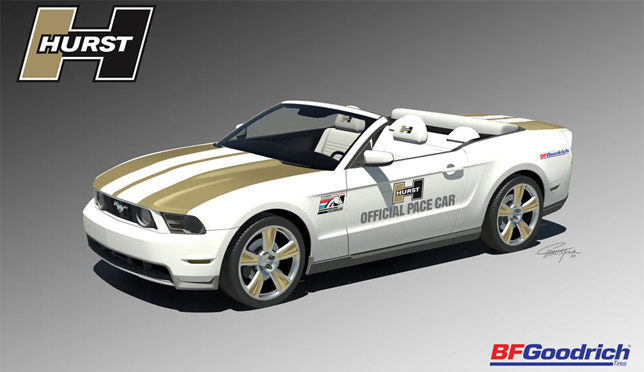 Hurst 2010 Mustang Pace Car render