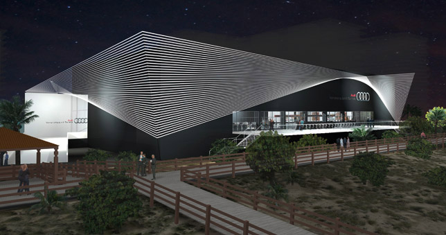 Audi Pavilion on Miami Beach