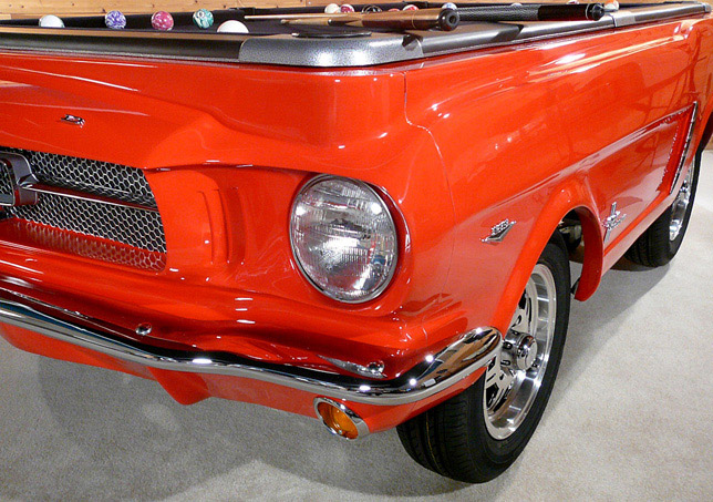 1965 Ford Mustang replica pool table
