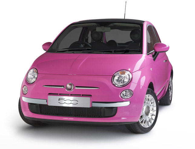 Fiat 500 Pink