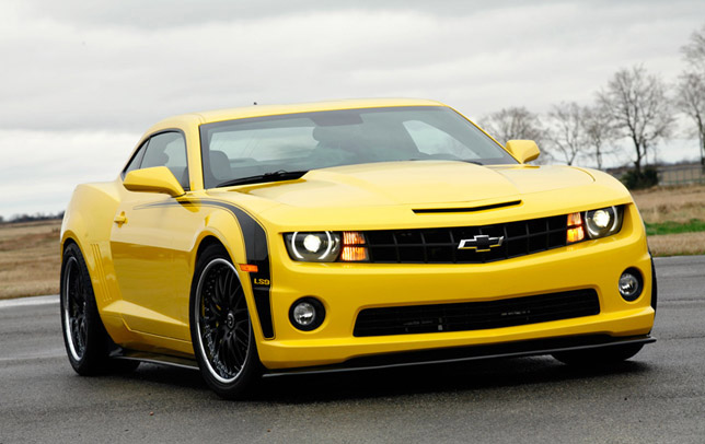 Hennesey presents 2010 HPE700 LS9 Camaro Rally Yellow