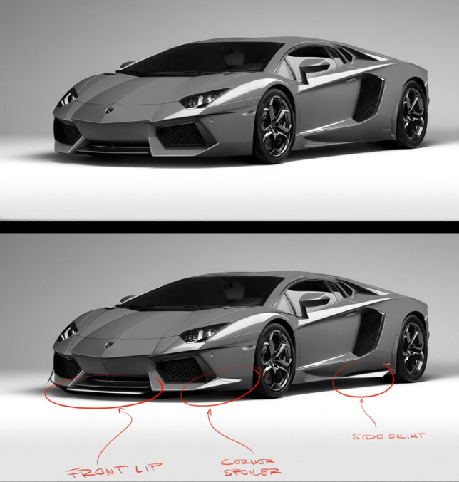 DMC Lamborghini Aventador LP700-4 - Front Angle