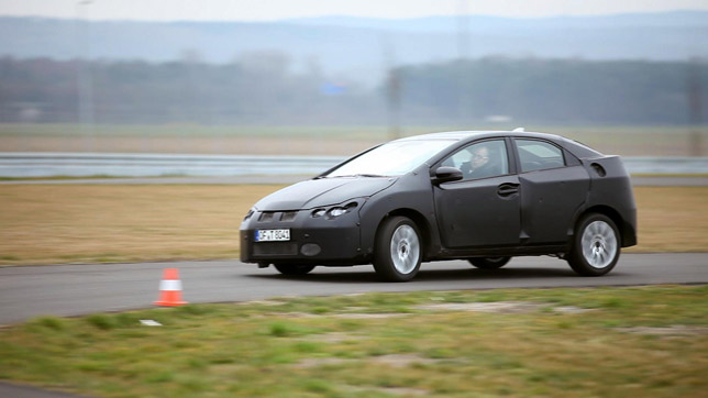 2012 Honda Civic at the track