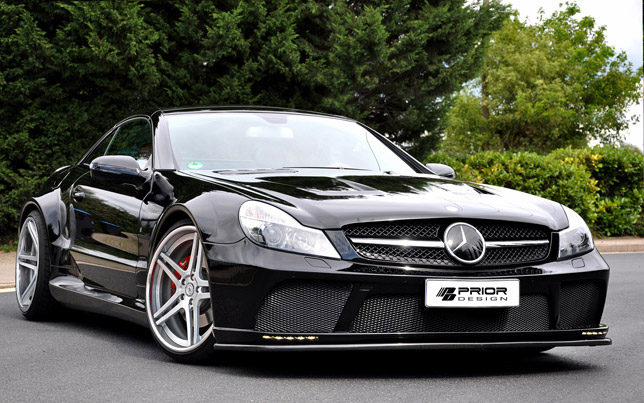 Prior Design Mercedes-Benz SL R230 Black Edition -  Front Angle