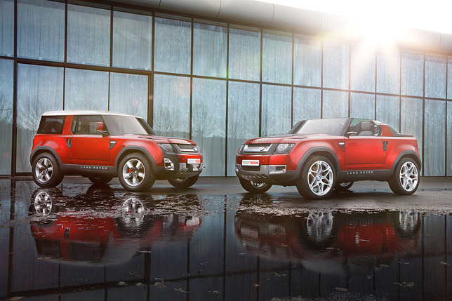 Land Rover Defender Concept 100 and Defender Concept 100 Sport