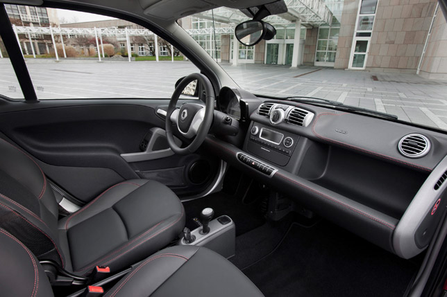 2012 Smart Fortwo Sharpred Interior