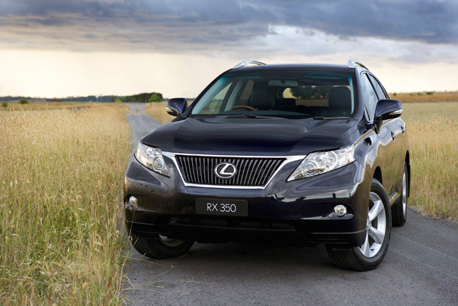 The award winning Lexus RX 350 SUV