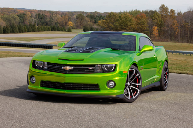 hot wheels green camaro