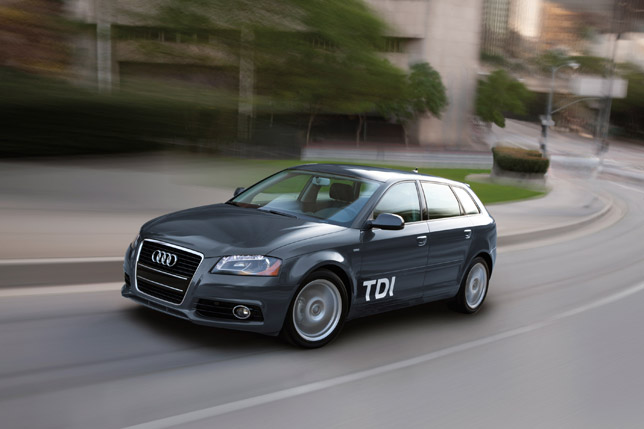 2012 Audi A3 TDI Clean Diesel  Front Angle