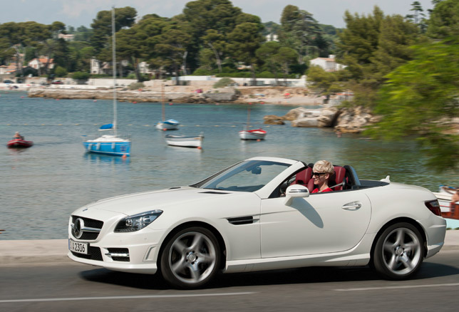 Mercedes Benz SLK 250CDI Front Angle