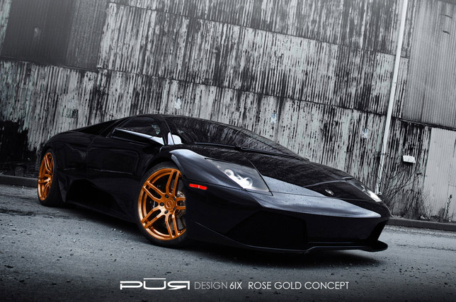 Pur 6IXL wheels on a Lamborghini Murcielago LP-630