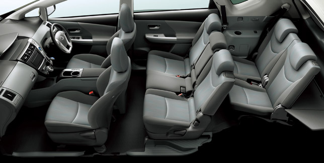 2012 Toyota Prius v Interior