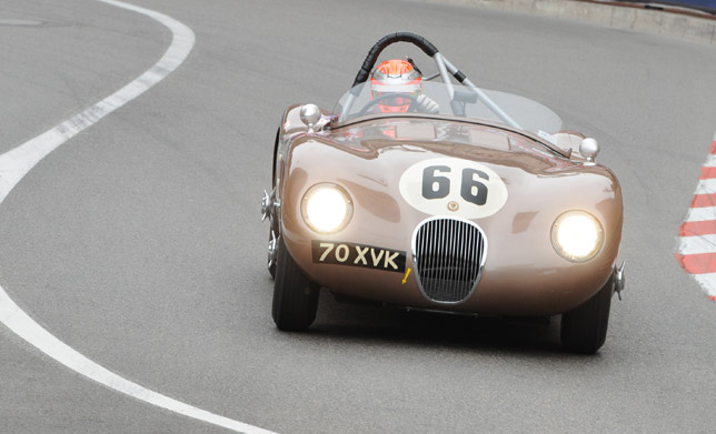 Legendary Jaguar C-Type at Monaco Historique