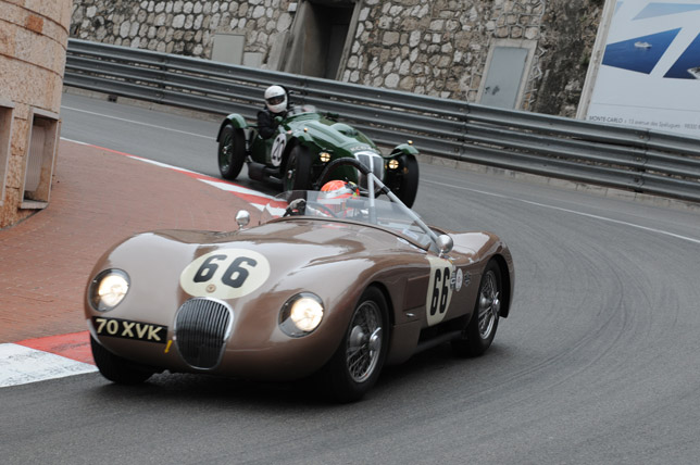 Legendary Jaguar C-Type at Monaco Historique