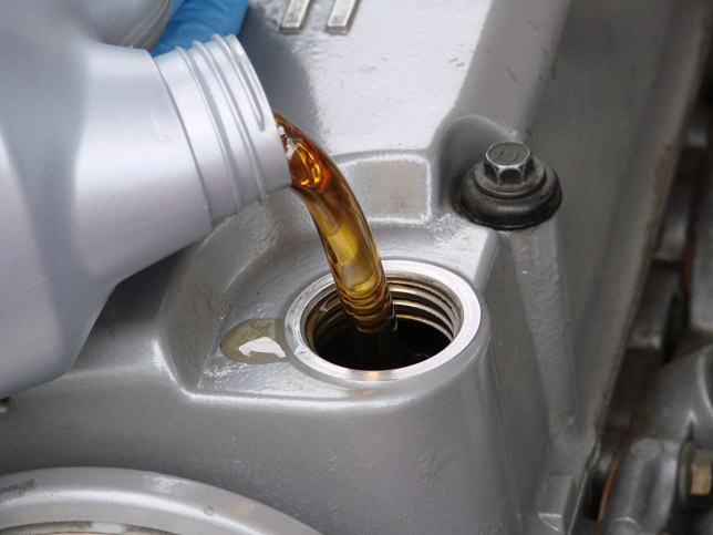 Changing the oil on time makes your car emit less fumes 