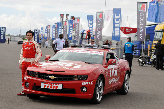 Bruno Correia with Camaro Safety Car