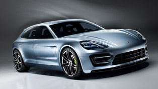 Glimpse of the new Porsche Panamera Sport Turismo Concept Car  