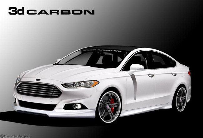 2013 Ford Fusion, 2.0L EcoBoost, Six-Speed SelectShift Automatic, AWD - Built by 3dCarbon - Air Design