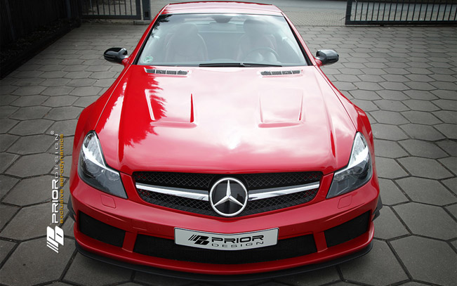 Prior Design Mercedes-Benz SL R230FL PD Black Edition V2 Widebody  - Front