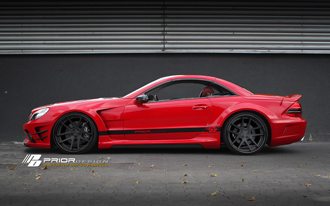 Prior Design Mercedes-Benz SL R230FL PD Black Edition V2 Widebody - Side