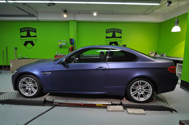 BMW E92 M3 Saphir Matt - Side