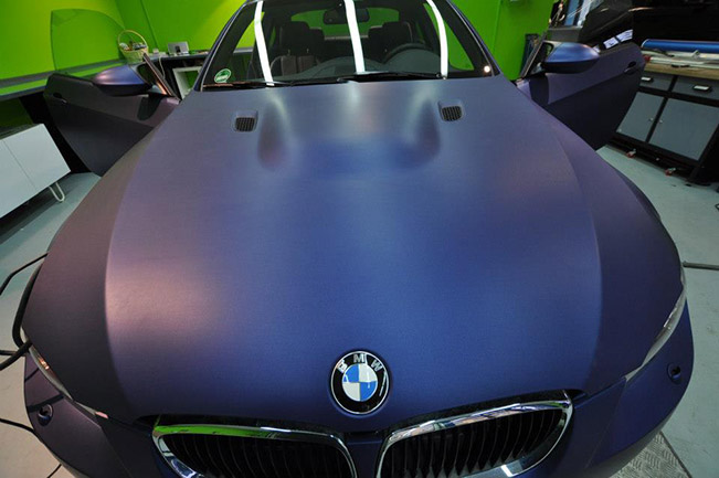 BMW E92 M3 Saphir Matt - Front