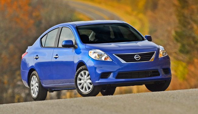 2014 Nissan Versa Sedan - Front Angle