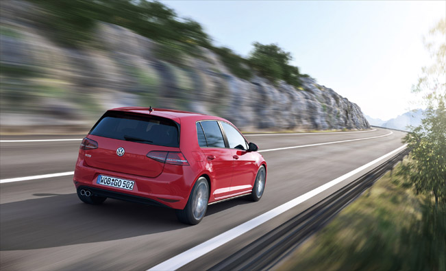 2013 Volkswagen Golf GTD - Rear Angle